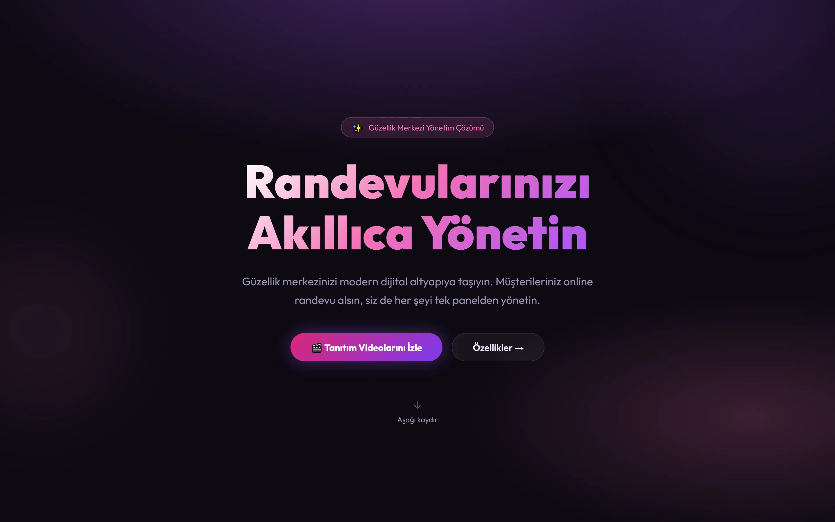 Güzellik Merkezi Randevu Takip Sistemi