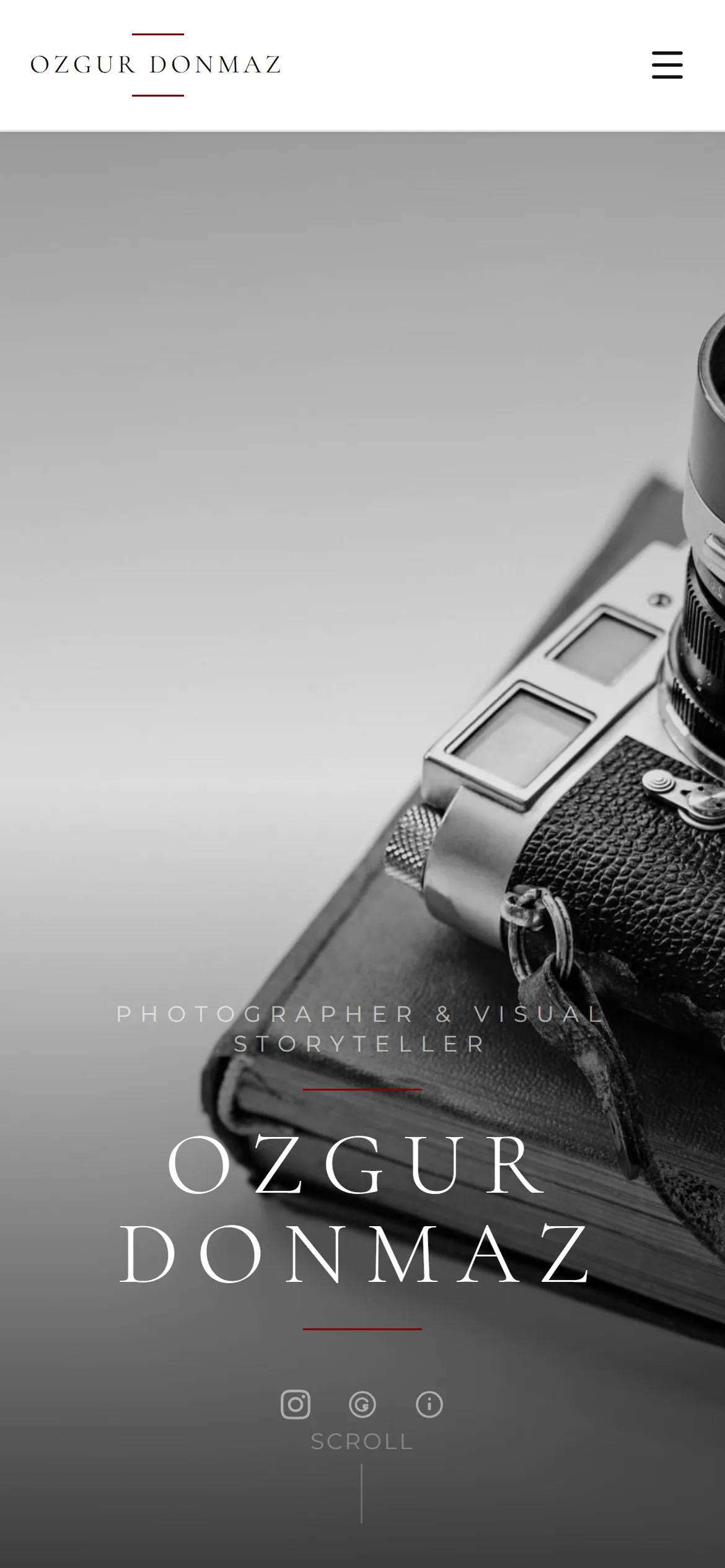Özgür Donmaz — Fotoğraf Portfolyosu — mobil görünüm